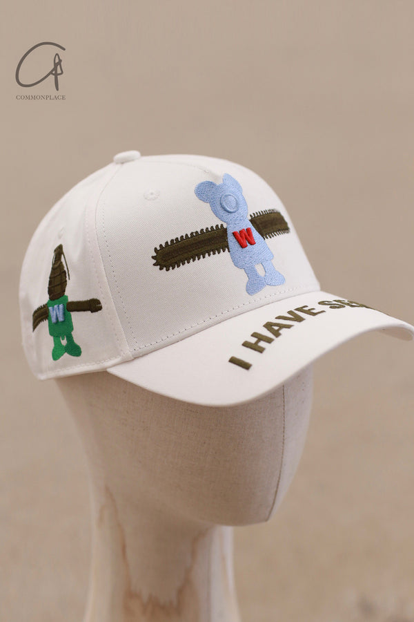 Walter Van Beirendonck 25 Spring/Summer Embroidered Baseball Cap WVB-9004-Star White